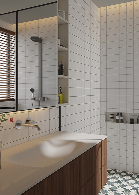 Snabbinstallation, klass A Brandklassning Minecore Easytile Calcium Silicate Wall Panel
